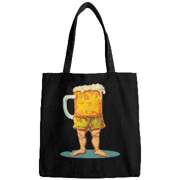 Discover Beer Fun Vacation Beer in Swim Trunks Costume Bags