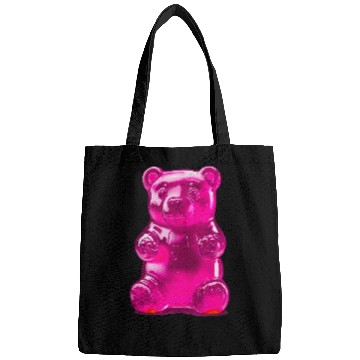 Discover Bear Pet Pink Gummy Bear Bags
