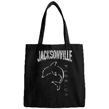 Discover Jacksonville Florida Dolphin Souvenir Beach Fun Bags