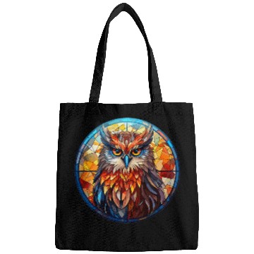 Discover Owl Pet Aesthetic Stained Glass Owl Bags