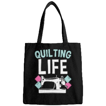 Discover Quilting Life Sewing Machine Fabric Patchwork Handcrafts Bags