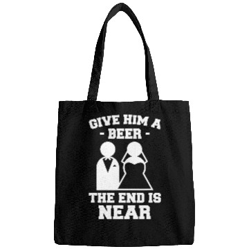 Discover Beer Fun Beer Bride Groom Bachelor Bachelorette Wedding Get Married Bags