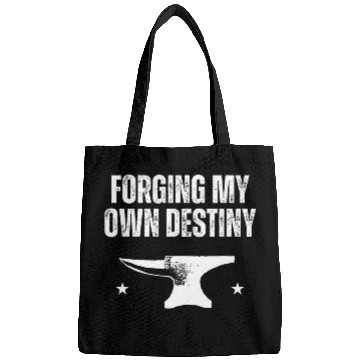 Discover Blacksmith Job Forging My Own Destiny Blacksmith Anvil Funny Bags