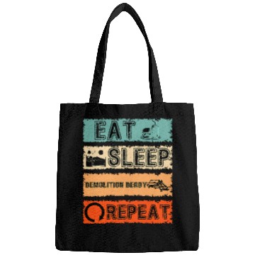 Discover Eat Sleep Demolition Derby Repeat Sports Cycle Bags