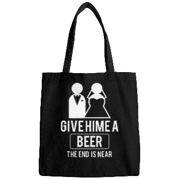 Discover Beer Fun Beer Bride Groom Bachelor Bachelorette Wedding Get Married 2 Bags