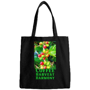 Discover Coffee Fun Cool COFFEE HARVEST HARMONY coffee cherries coffee berries Bags