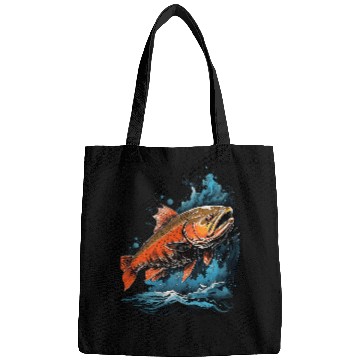 Discover Fisherman Fly Fishing Arctic Char Brook Trout Fish 7 Bags