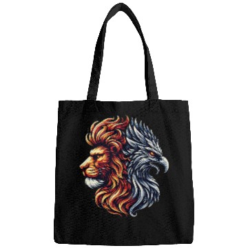 Discover Lion Pet Cool Half Lion Half Phoenix Bird Reborn Firebird Phoenix Bags