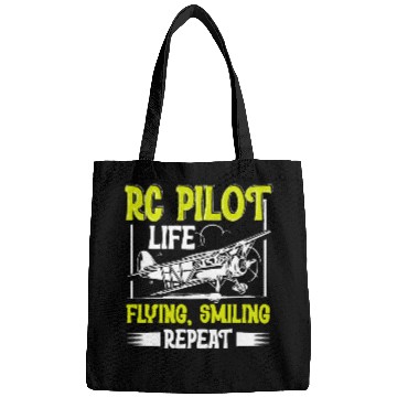 Discover RC Plane RC Pilot Life Flying Smiling Repeat Remote Control Bags