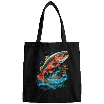 Discover Fisherman Fly Fishing Arctic Char Brook Trout Fish 1 Bags