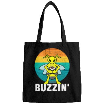 Discover Coffee Fun Buzzin Bee Coffee Funny Protect Bees And Caffeine Bags