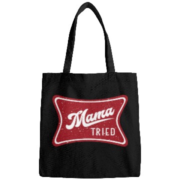 Discover Beer Fun vintages Mama Tried Funny Trendy Summer Beer Western Cowboy Bags
