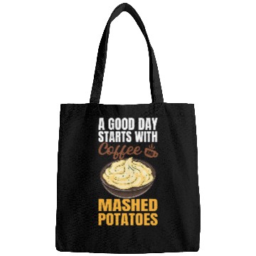 Discover Coffee Fun Mashed Potatoes Coffee Lover Thanksgiving Bags