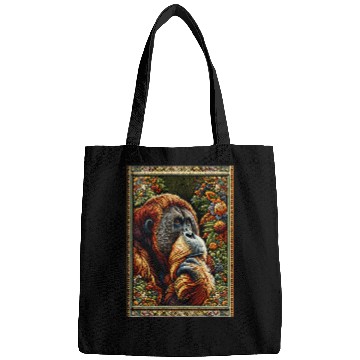 Discover Lion Pet Artwork Elegant Tapestry Motif Style Bags