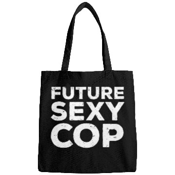 Discover Future Sexy Cop Funny Police Academy Bags