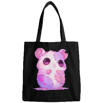 Discover Hamster Pet Kawaii Pastel Goth Creepy Cute Zombie Patchwork Hamster Bags