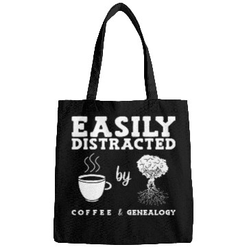 Discover Coffee Fun Genealogy Genealogist Ancestry Bags
