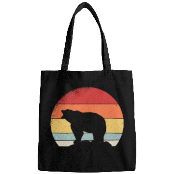 Discover Bear Pet Retro 80s Style Grizzly Brown Bear Bags