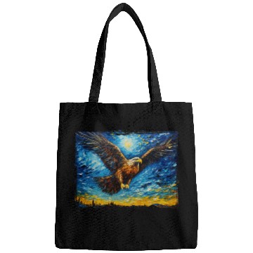 Discover Majestic Flying American Bald Eagle Bags