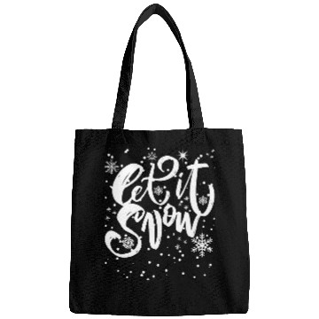 Discover Let it Snow Christmas Funny Winter Bags