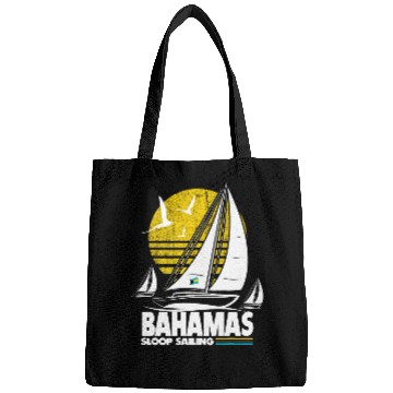 Discover Sloop Sailing Bahamas Regatta Sailboat Bahamian Flag Boating Bags