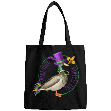 Discover Shake Your Tail Feather Mardi Gras Duck Hunting Bags