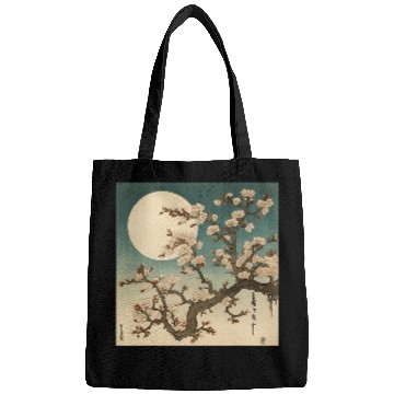 Discover Midnight Magic in a Blossoming Cherry Blossom Forest Bags