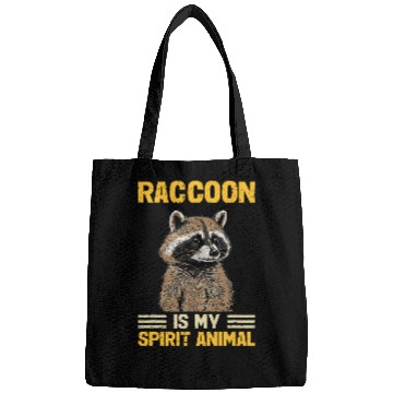 Discover Raccoon Pet Is My Spirit Animal Trash Panda Bags