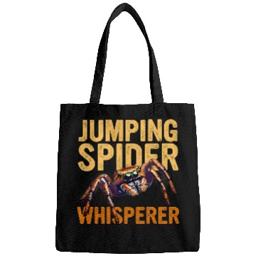 Discover Jumping Spider Whisperer Enclosure Hide For Spooder Dad Mom Bags