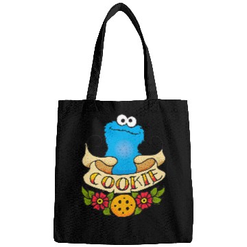 Discover Sesame Street Cookie Monster Cookie Tattoo Bags