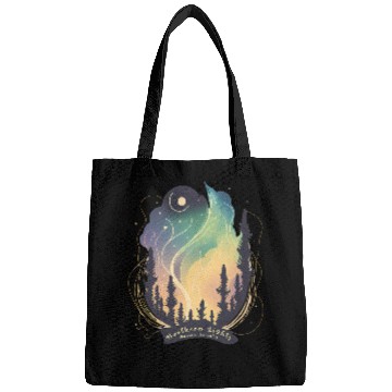 Discover Northern Lights Aurora Borealis Beautiful and Colorful Sky Bags