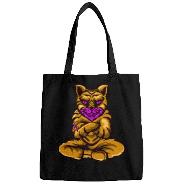 Discover Japanese samurai cat tattoo kawaii ninja cat 13 Bags
