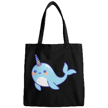 Discover Cute Sea Unicorns Rainbow Narwhal Bags