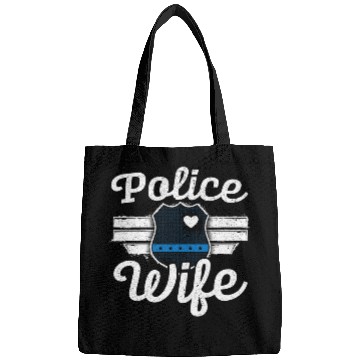 Discover Police Wife Law Enforcement Thin Blue Line Cop Officer Bags