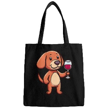 Discover Wines Fun Vizsla Wines Funny Dog Beverage Bags