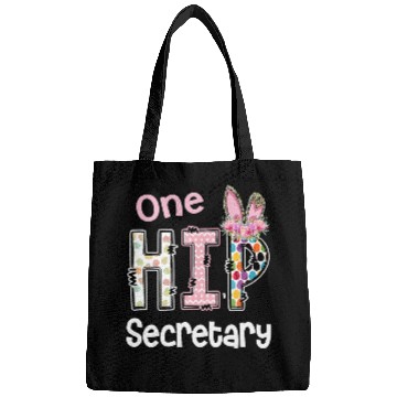 Discover Secretary Job One Hip SecretaryBunny Leopard School staff Easter Bags