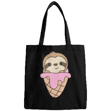 Discover Sloth Pet Strawberry Ice Cream Waffle Sweet Animals Sloth Bags