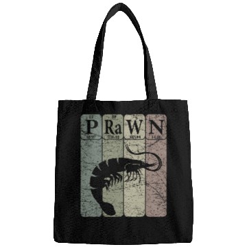 Discover Shrimp Prawn Periodic Table Elements Seafood Shrimp Retro 2 Bags