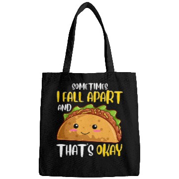 Discover Sometimes I Fall Apart Funny Taco Depression Awareness Gift Bags