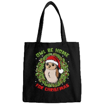 Discover Owl Pet Be homes For Christmas Wreath Snow Santa Hat Bags