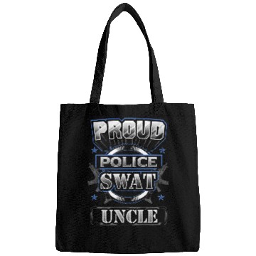 Discover Proud Police SWAT Uncle Graphic Bags