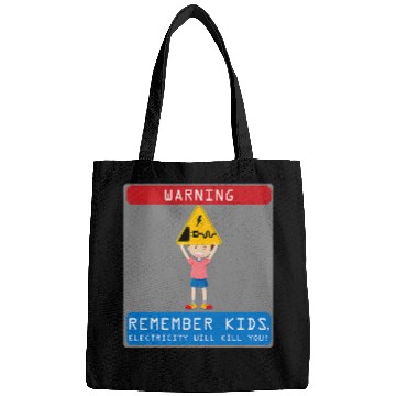 Discover Electrical Remember Kids Electricity Will Kill You 2 Electrician Bags