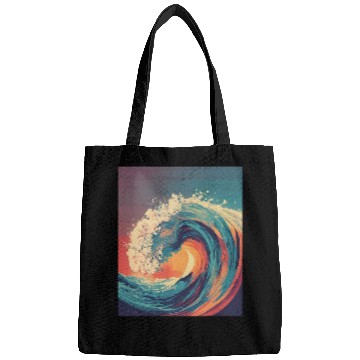 Discover Subdued Honolulu State Surf Art Bags