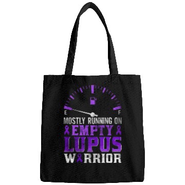 Discover Running on empty Lupus Warrior Lupus Awareness Month Bags