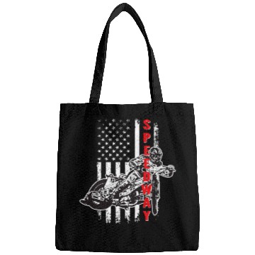 Discover Speedway Bike s vintages American Flag Bags