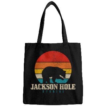 Discover Bear Pet Jackson Hole Wyoming Grizzly Bear vintages Jackson Hole Bags