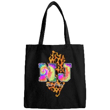 Discover Tie Dye NJ New Jersey Garden State Pride East Coast Bags