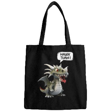 Discover Dragon Pet HAWK TUAH FUNNY VIRAL MEME DRAGON LOVER 0011 Bags
