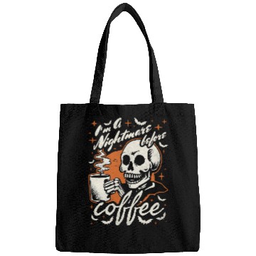 Discover Coffee Fun I m A Nightmare Before Coffee Halloween 2 Bags
