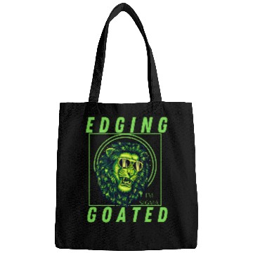 Discover Lion Pet Edging Goated Sigma Lion Ironic Brainrot Meme 1 Bags